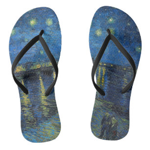 Vincent van Gogh - Sternennacht über der Rhone Flip Flops