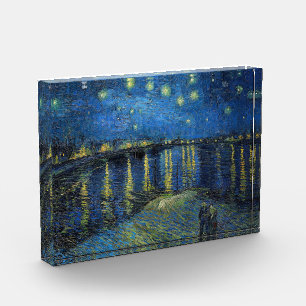 Vincent van Gogh - Sternennacht über der Rhone Fotoblock