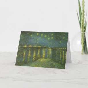 Vincent van Gogh - Sternennacht über der Rhone Karte