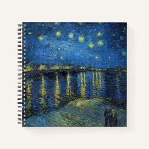 Vincent van Gogh - Sternennacht über der Rhone Notizbuch