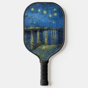 Vincent van Gogh - Sternennacht über der Rhone Pickleball Schläger