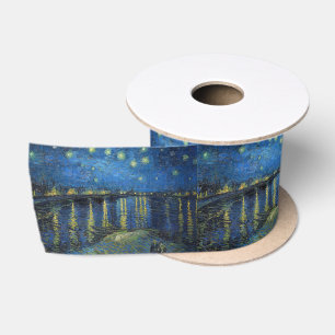 Vincent van Gogh - Sternennacht über der Rhone Satinband