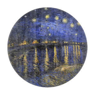 Vincent Van Gogh Sternennacht über der Rhone Schneidebrett