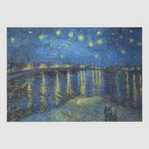 Vincent van Gogh - Sternennacht über der Rhone Seidenpapier
