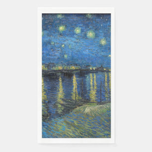 Vincent van Gogh - Sternennacht über der Rhone Serviette