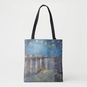 Vincent Van Gogh Sternennacht über der Rhône Tasch