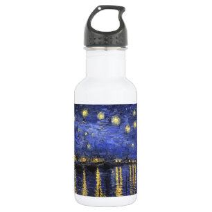 Vincent Van Gogh Sternennacht über der Rhone Trinkflasche