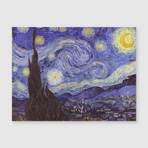 Vincent Van Gogh Sternennacht Vintage-Fine-Art-Kun Magnetkarte