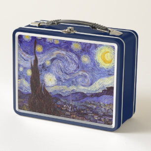 Vincent Van Gogh Sternennacht Vintage-Fine-Art Metall Lunch Box
