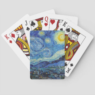 Vincent Van Gogh Sternennacht Vintage-Fine-Art Spielkarten
