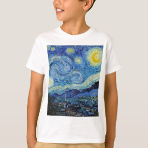 Vincent Van Gogh Sternennacht Vintage-Fine-Art T-Shirt