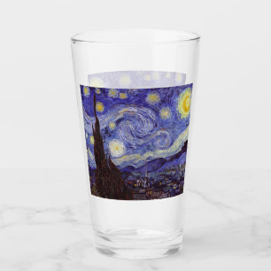 Vincent Van Gogh Sternennacht Vintage Kunst Glas
