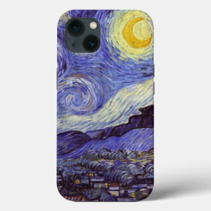 Vincent Van Gogh Sternennacht Vintage Kunst iPhone 13 Hülle