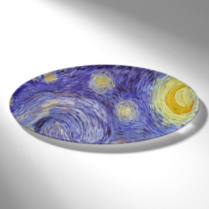 Vincent Van Gogh Sternennacht Vintage Kunst Namenschild