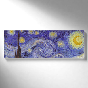 Vincent Van Gogh Sternennacht Vintage Kunst Namenschild