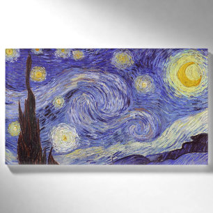 Vincent Van Gogh Sternennacht Vintage Kunst Namenschild