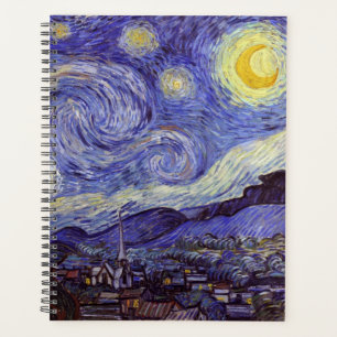 Vincent Van Gogh Sternennacht Vintage Kunst Planer