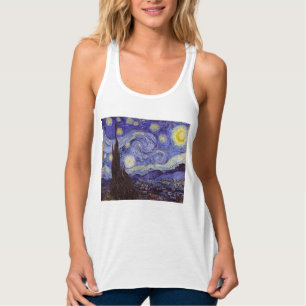 Vincent Van Gogh Sternennacht Vintage Kunst Tank Top