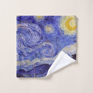 Vincent Van Gogh Sternennacht Vintage Kunst Waschlappen