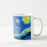 vincent van gogh sternte Nacht Tasse<br><div class="desc">Van Goghs berühmtes Gemälde "The Starry Night". In den 1880er Jahren, als er während seines bleibe am Asyl von Saint Remy bemalt wurde, stellte van Gogh die sanften Hügel und Zypressen dar, die er aus seinem Fenster sah. Digitale Verstärkung durch PixDezines. Copyright © 2008-2016 PixDezines.com™ und PixDezines™ auf zazzle.com. Alle...</div>