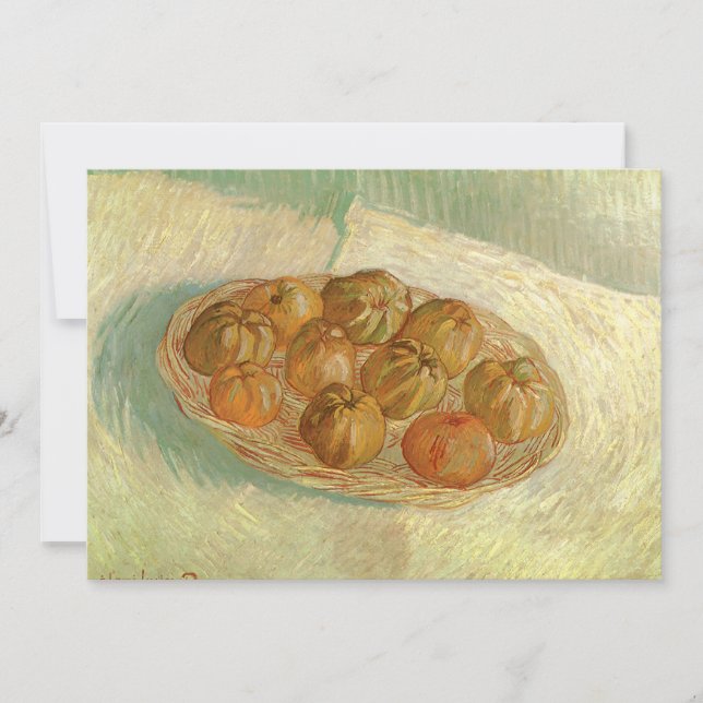 Vincent van Gogh - Still Life Basket of Äpfel (Vorderseite)