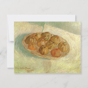 Vincent van Gogh - Still Life Basket of Äpfel