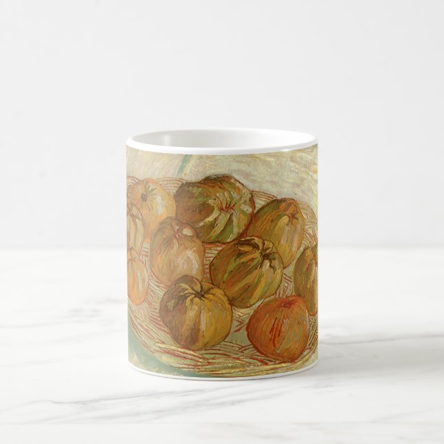 Vincent van Gogh - Still Life Basket of Äpfel Kaffeetasse (Mittel)