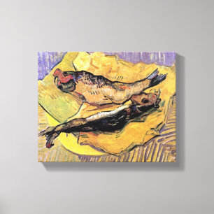 Vincent Van Gogh - Still Life Bloaters Fine Art Leinwanddruck