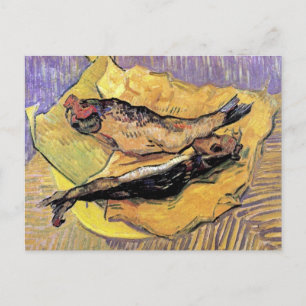 Vincent Van Gogh - Still Life Bloaters Fine Art Postkarte