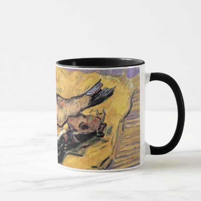 Vincent Van Gogh - Still Life Bloaters Fine Art Tasse (Rechts)