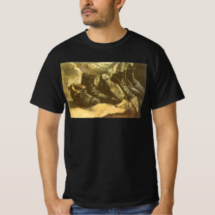 Vincent van Gogh - Still Life Three Pairs of Shoes T-Shirt