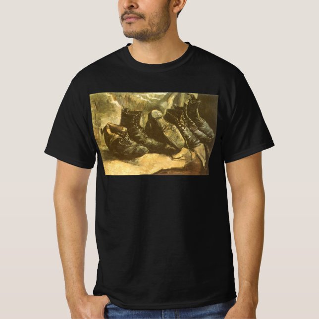Vincent van Gogh - Still Life Three Pairs of Shoes T-Shirt (Vorderseite)