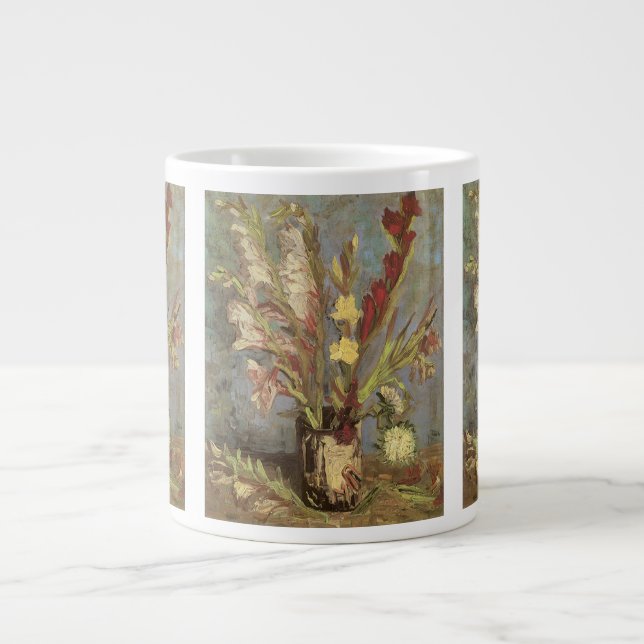 Vincent van Gogh - Still Life Vase mit Gladioli Jumbo-Tasse (Vorderseite)