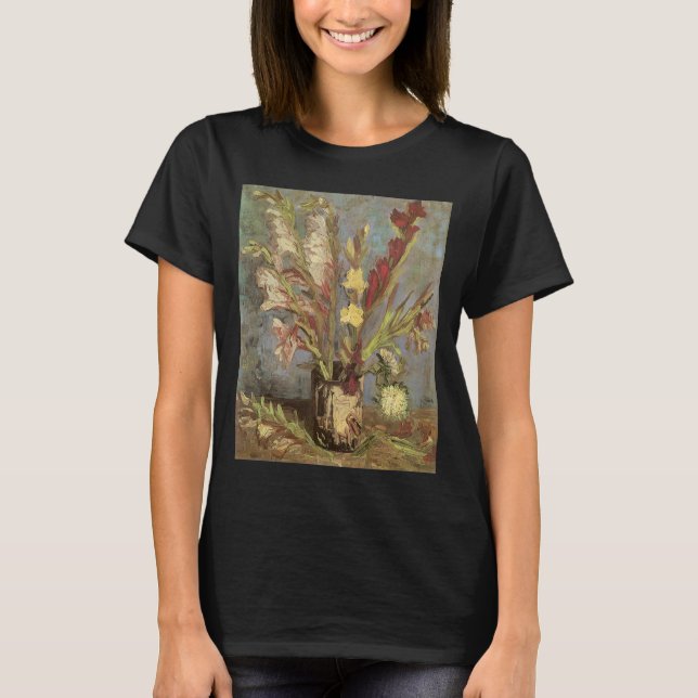 Vincent van Gogh - Still Life Vase mit Gladioli T-Shirt (Vorderseite)