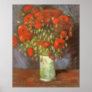 Vincent van Gogh Still Life Vase mit roten Pfoten Poster