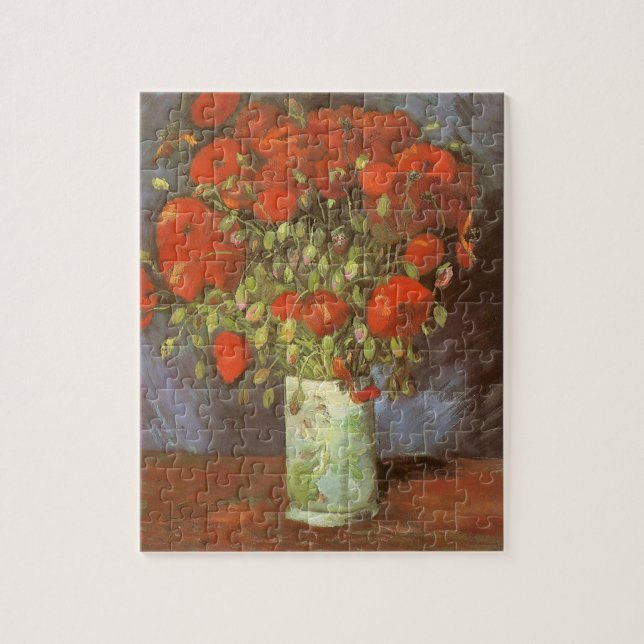 Vincent van Gogh Still Life Vase mit roten Pfoten Puzzle (Vertikal)