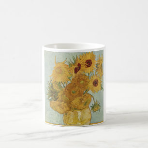 Vincent van Gogh Still Life Vase mit Sonnenblumen  Kaffeetasse