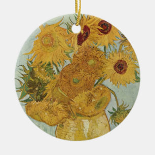 Vincent van Gogh Still Life Vase mit Sonnenblumen Keramik Ornament