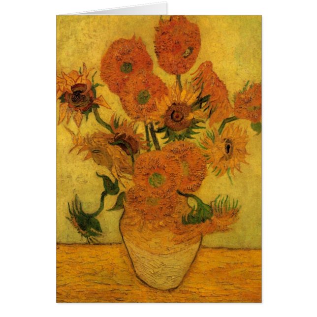 Vincent van Gogh Still Life Vase w 15 Sonnenblumen (Vorne)