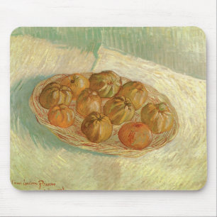 Vincent van Gogh - Stillleben - Korb mit Äpfeln Mousepad