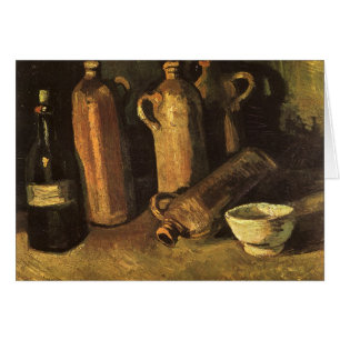 Vincent van Gogh - Stillleben mit 4 Steinflaschen