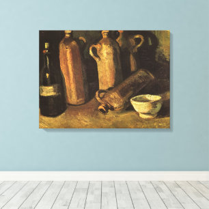 Vincent van Gogh - Stillleben mit 4 Steinkrügen Leinwanddruck