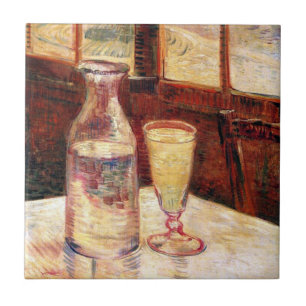 Vincent Van Gogh - Stillleben mit Absinth Fliese