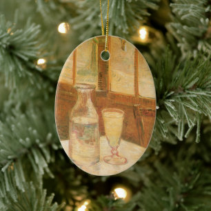 Vincent van Gogh - Stillleben mit Absinth Keramik Ornament