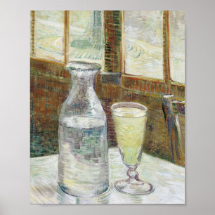 Vincent Van Gogh Stillleben mit Absinth Kunst Poster