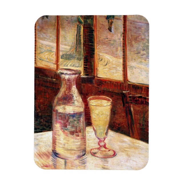 Vincent Van Gogh - Stillleben mit Absinthe Magnet (Vertikal)