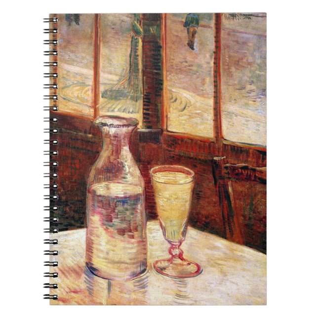 Vincent Van Gogh - Stillleben mit Absinthe Notizblock (Vorderseite)