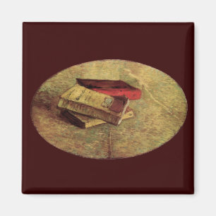 Vincent van Gogh - Stillleben mit drei Büchern Magnet