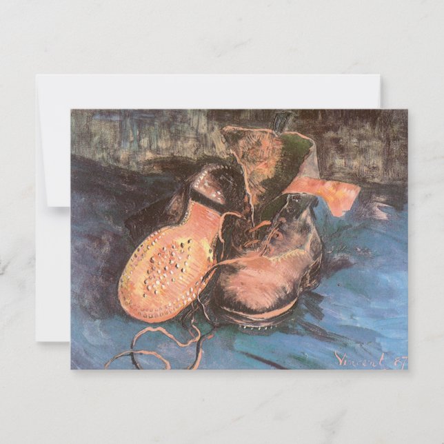 Vincent van Gogh - Stillleben mit einem Paar Schuh (Vorderseite)