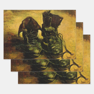Vincent van Gogh - Stillleben mit einem Paar Schuh Geschenkpapier Set